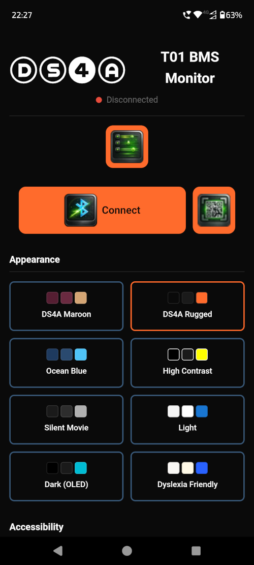 T01 BMS Monitor Device Connect